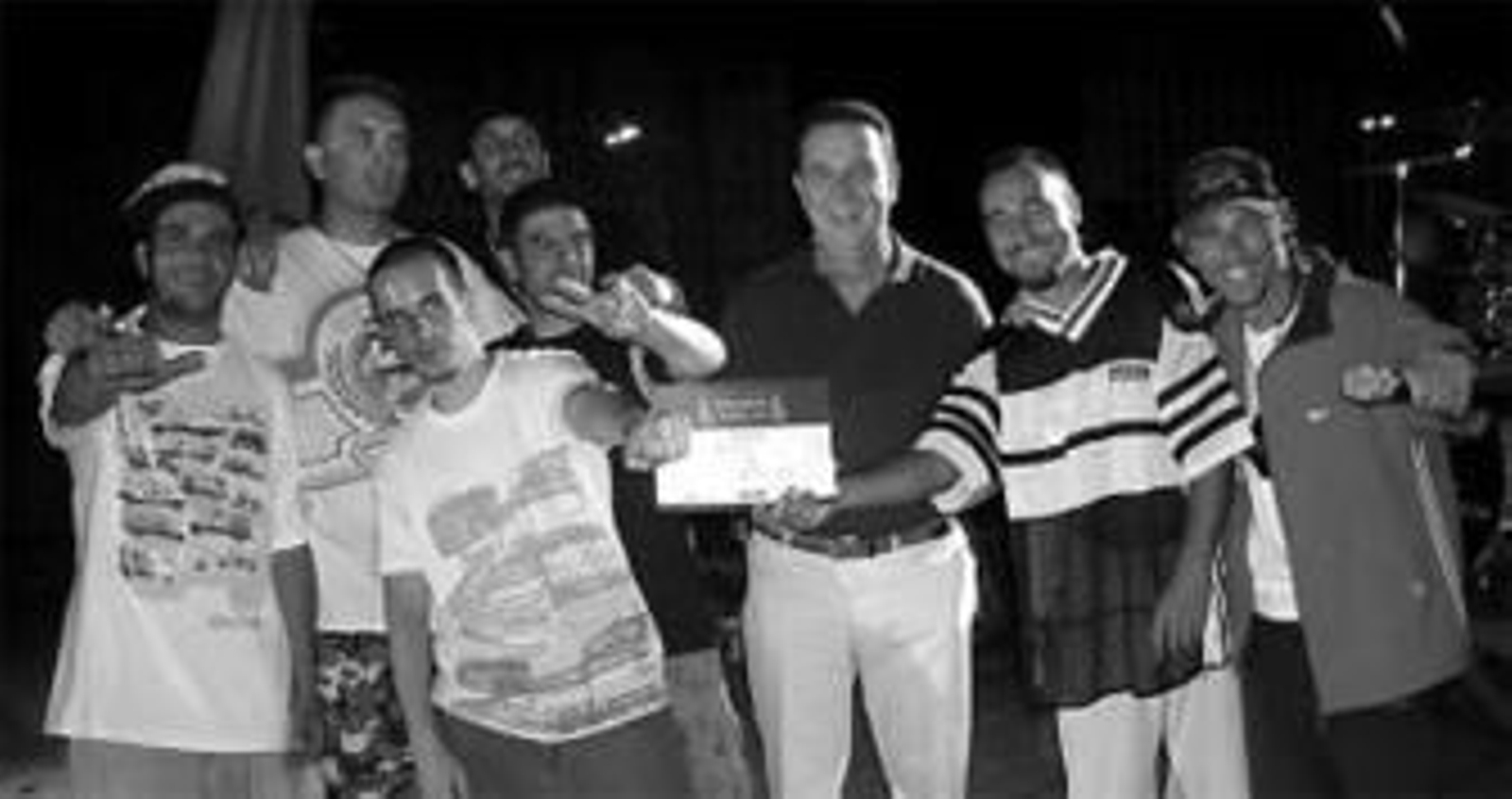 El grupo ganador, 'R.P.S.' el sábado con Juan Salguero.