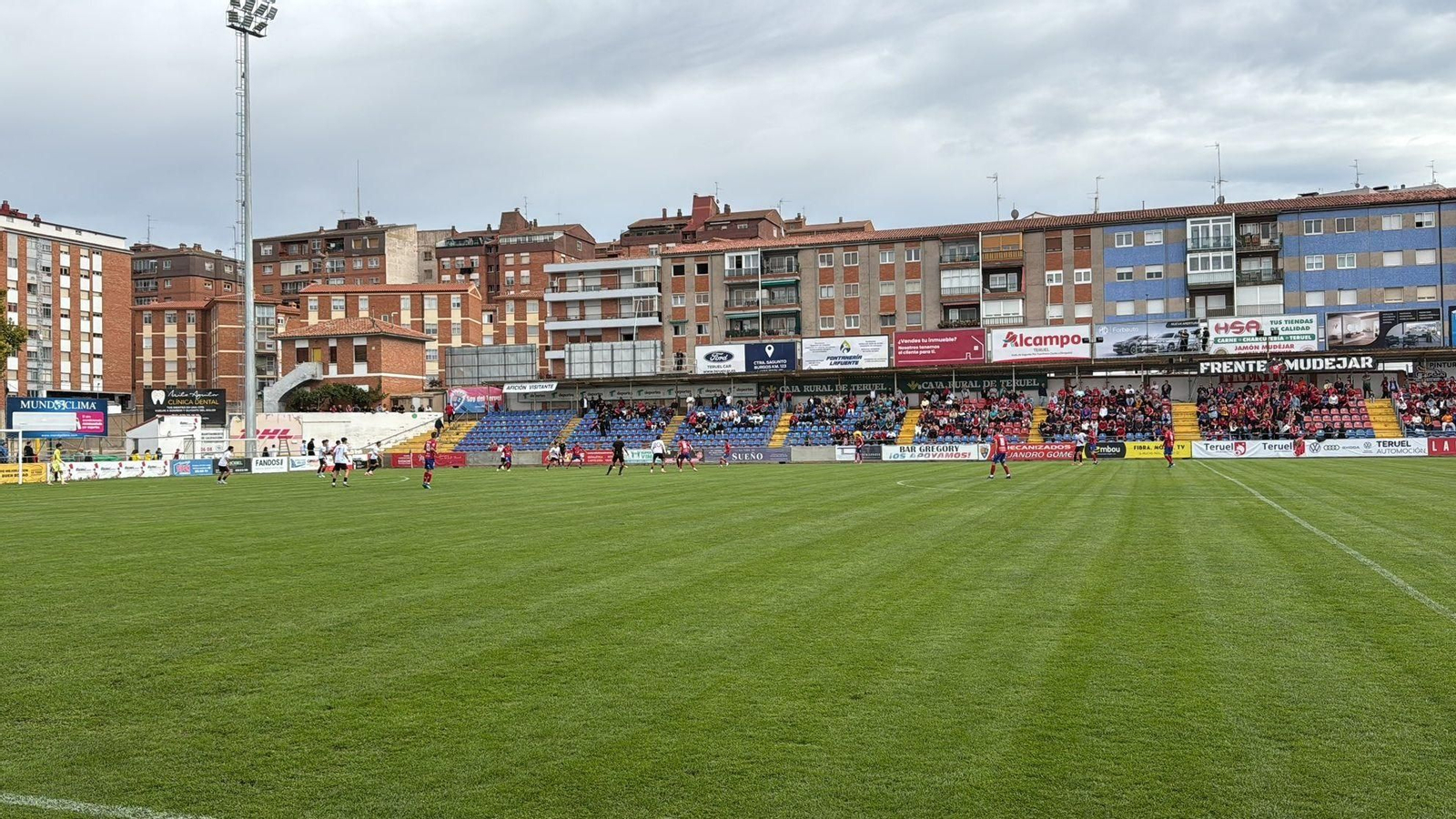 El campo Pinilla de Teruel, en un partido esta temporada.