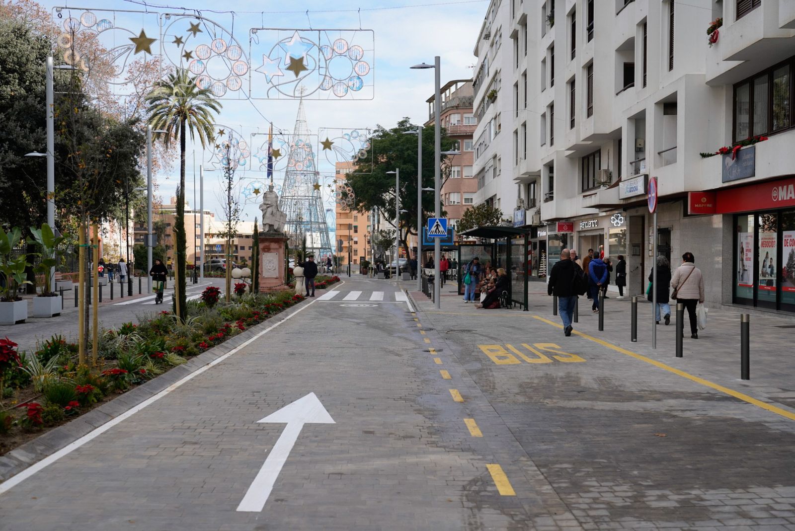 Las fotos de la reapertura al tráfico de la avenida Blas Infante de Algeciras