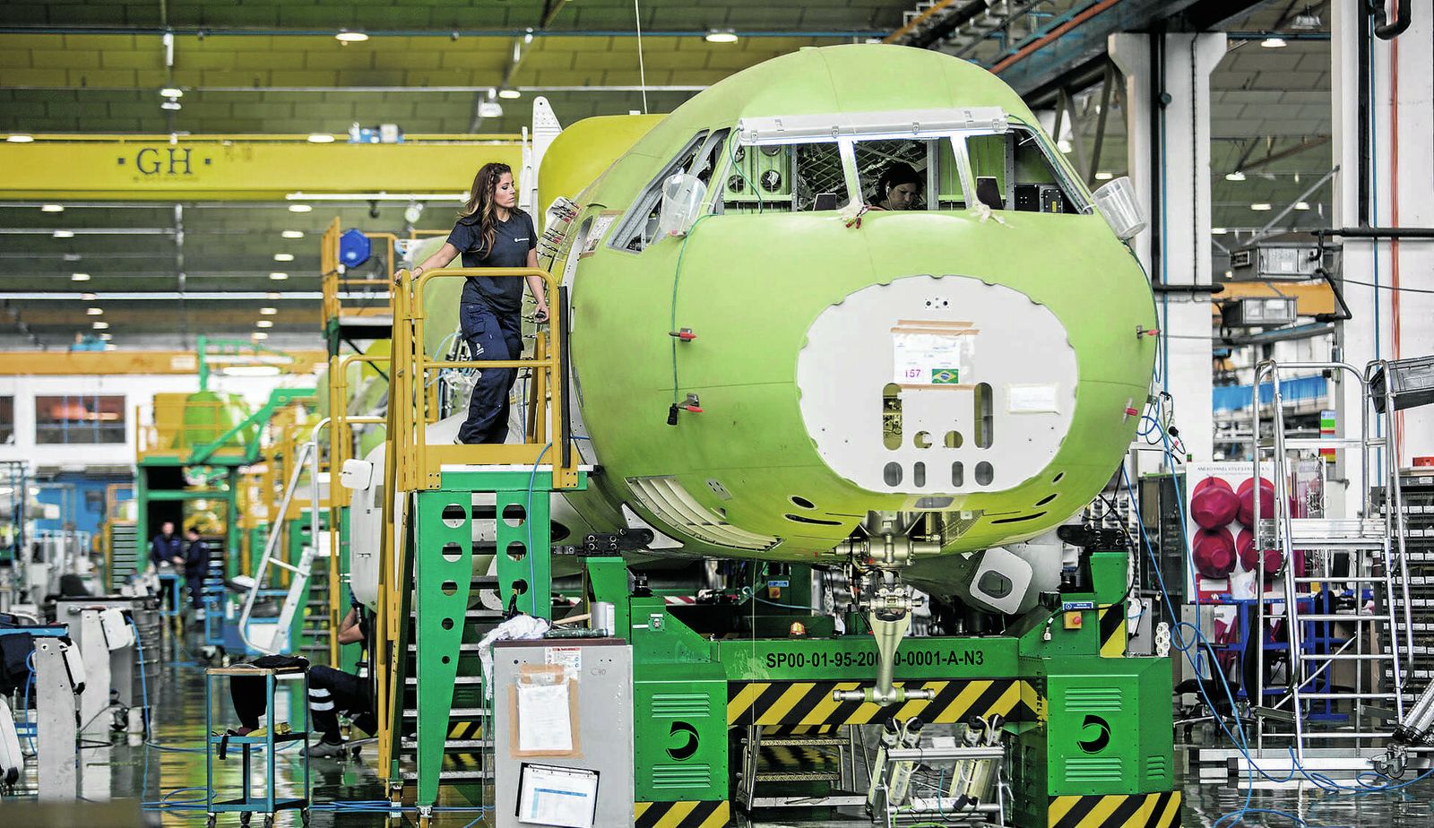 Ensamblaje de un A400M.