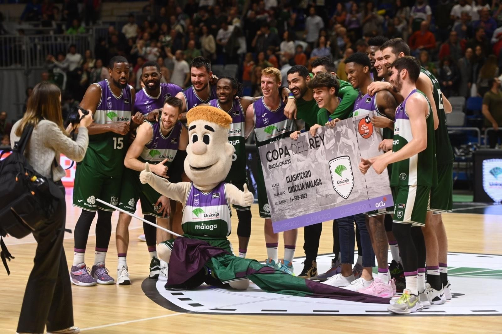 El Unicaja - Río Breogan, en fotos