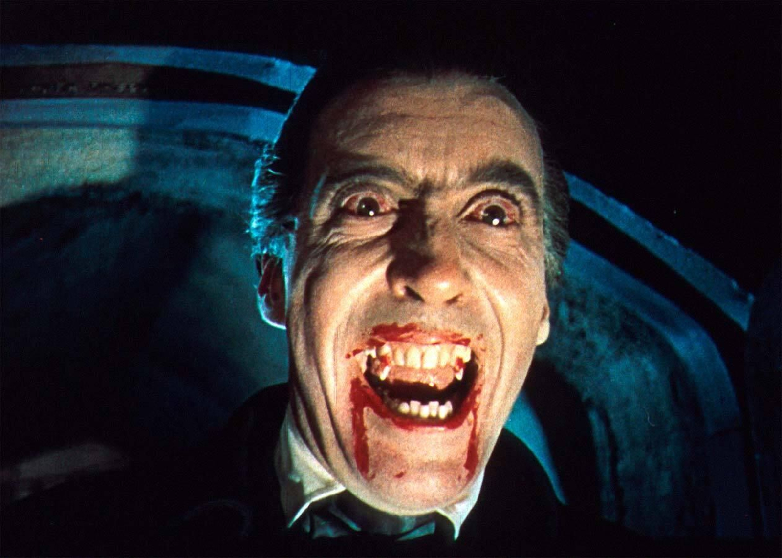 Christopher Lee, uno de los Dráculas icónicos de la historia del cine.