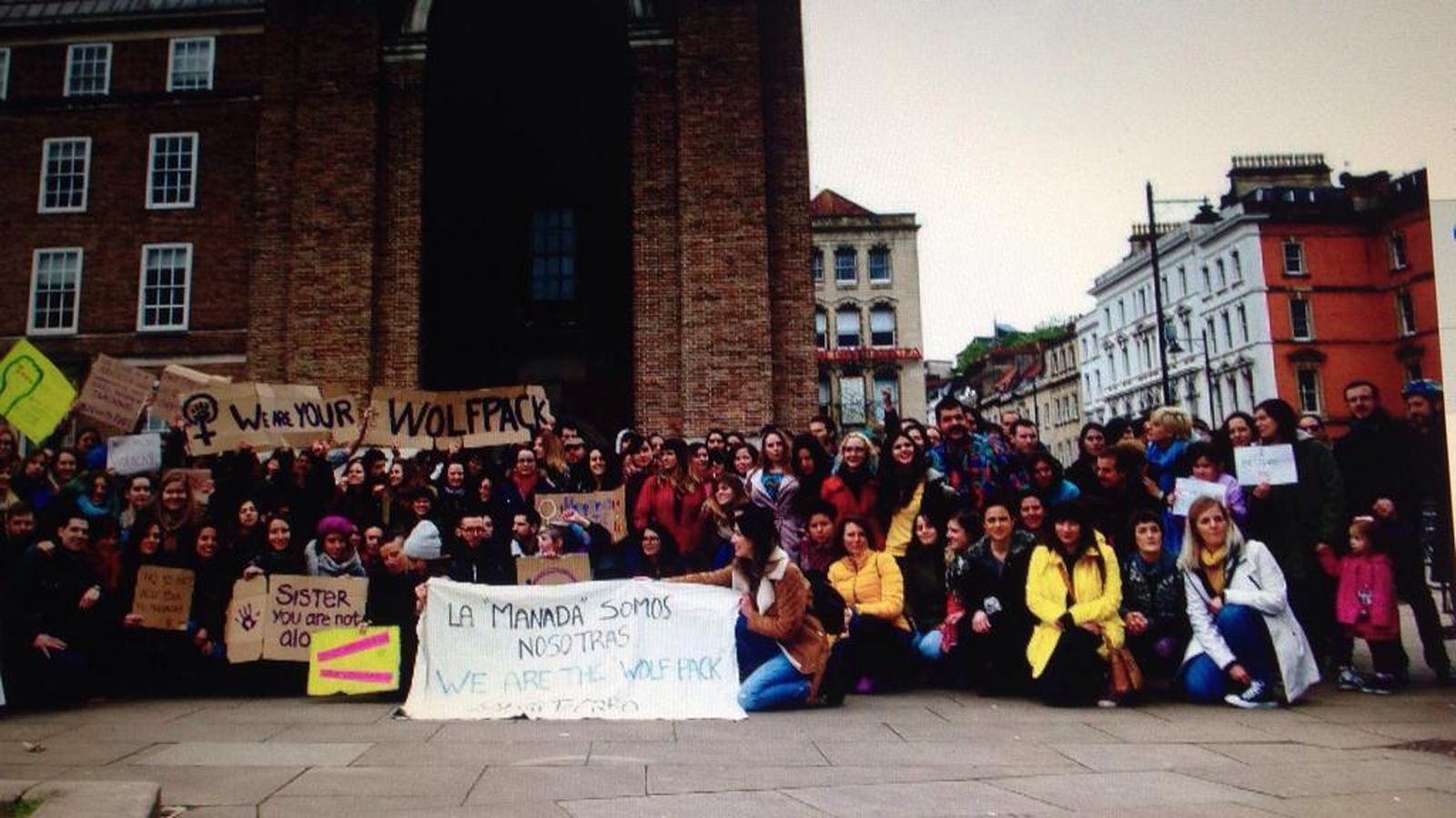 Una jerezana, contra 'La Manada' en Bristol