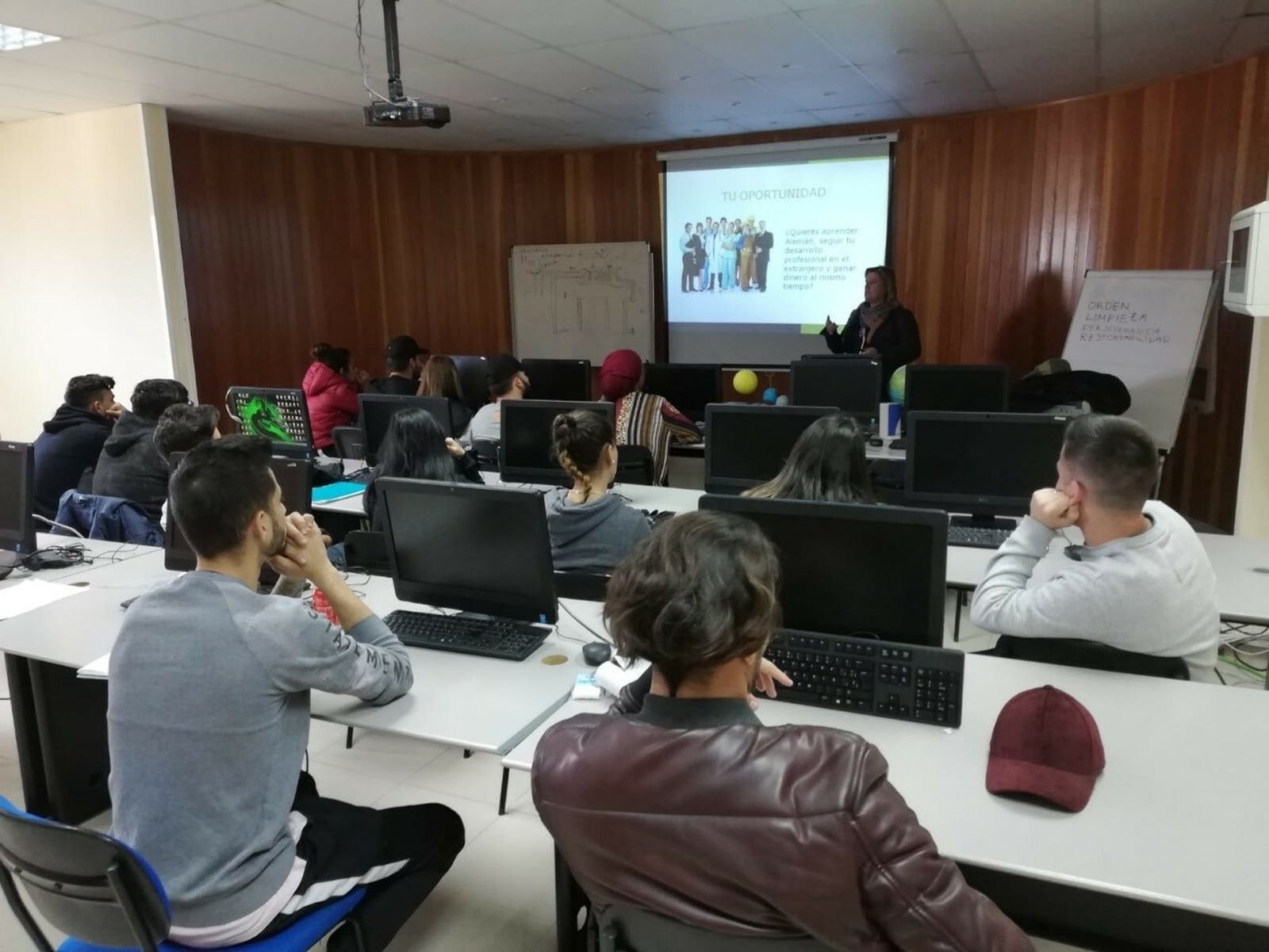 Una de las sesiones  del programa ‘Talents  for Europe’.