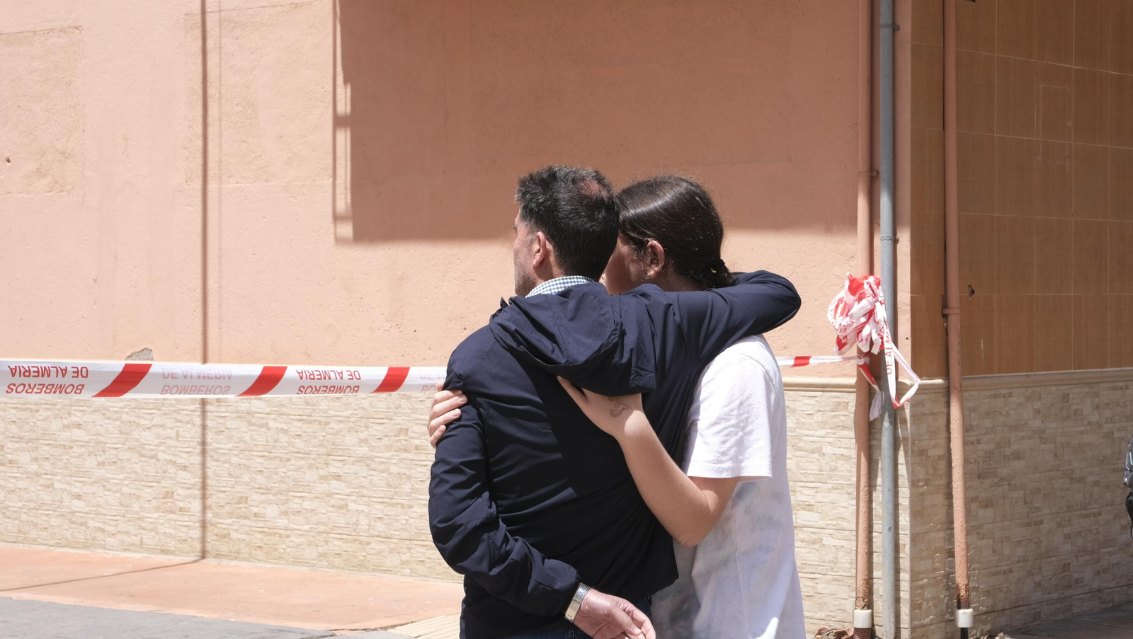 Imágenes de la vivienda con daños en el Tagarete. Almería