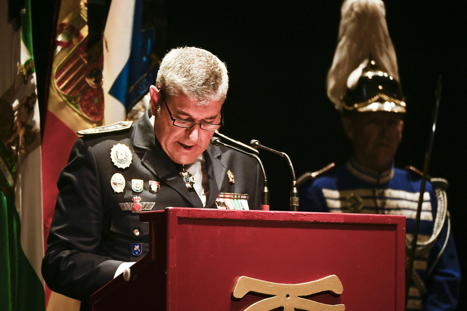 Imágenes del acto del Día de la Policía Local de Huelva