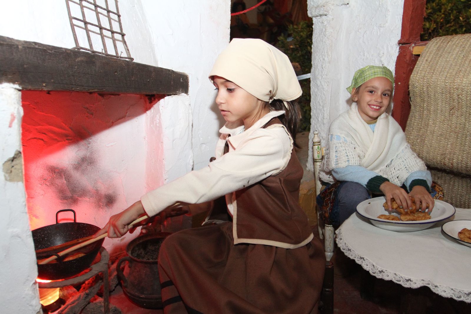 Imágenes de la inauguración del Belén viviente de Beas