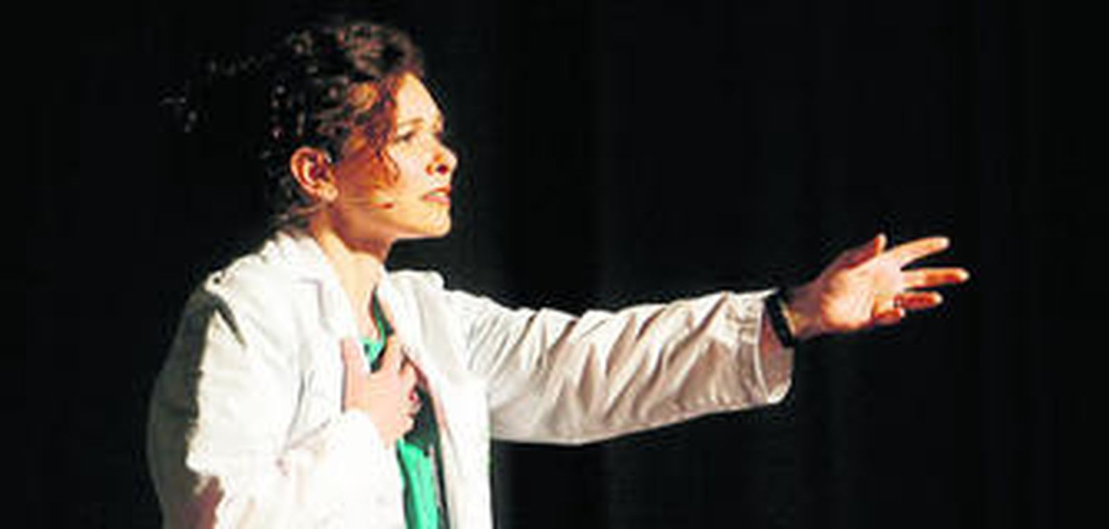 Teresa López, durante su intervención.