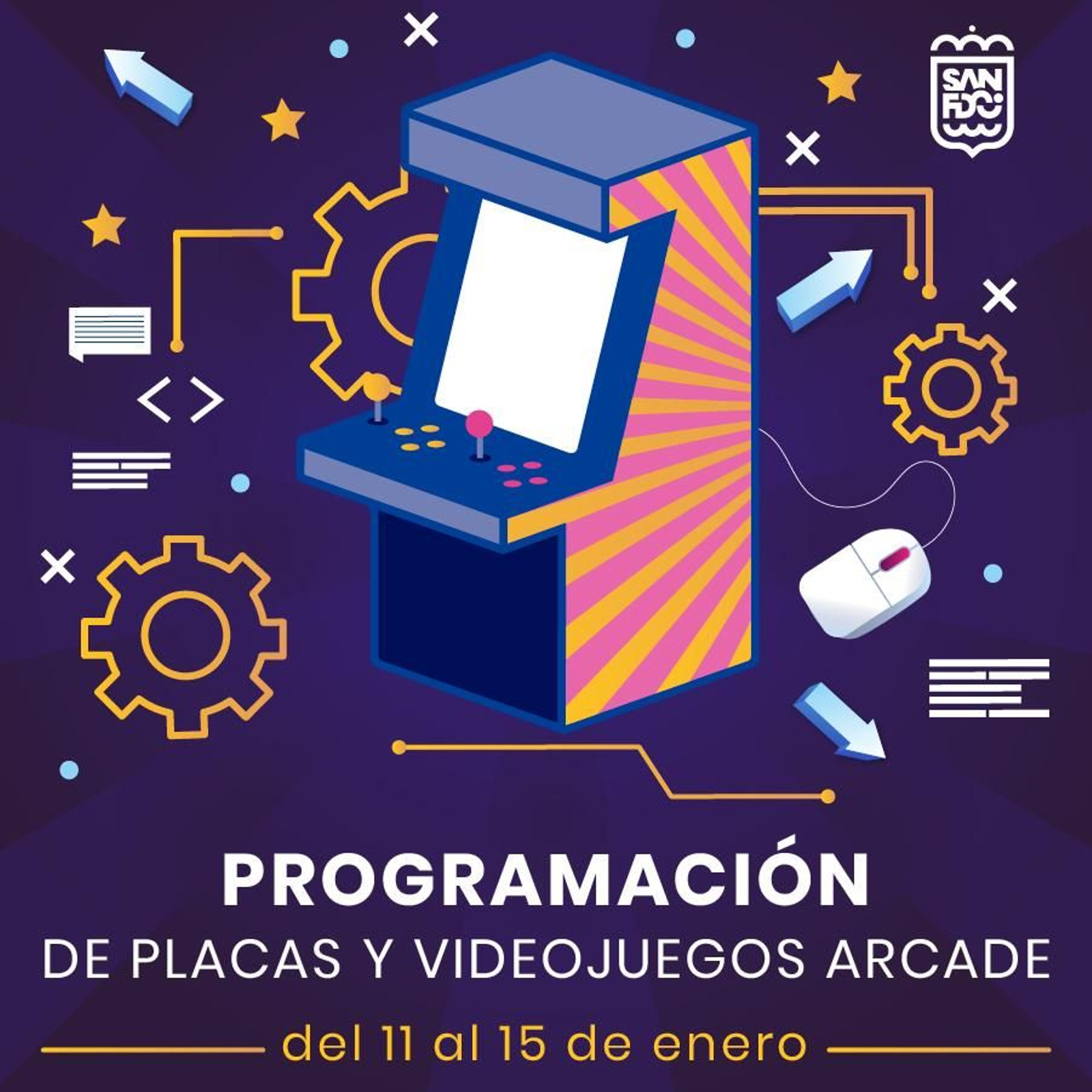 Cartel editado para anunciar el taller de Juventud.