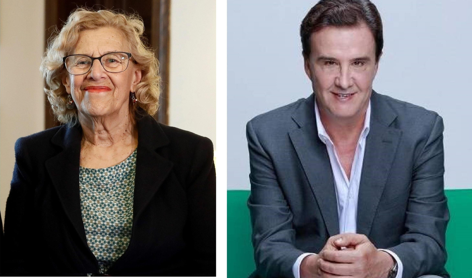 Manuela Carmena y José Ramón de la Morena.