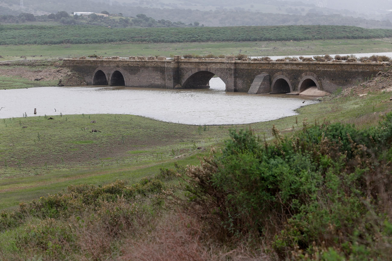 Las fotos del embalse de Charco Redondo tras la última DANA