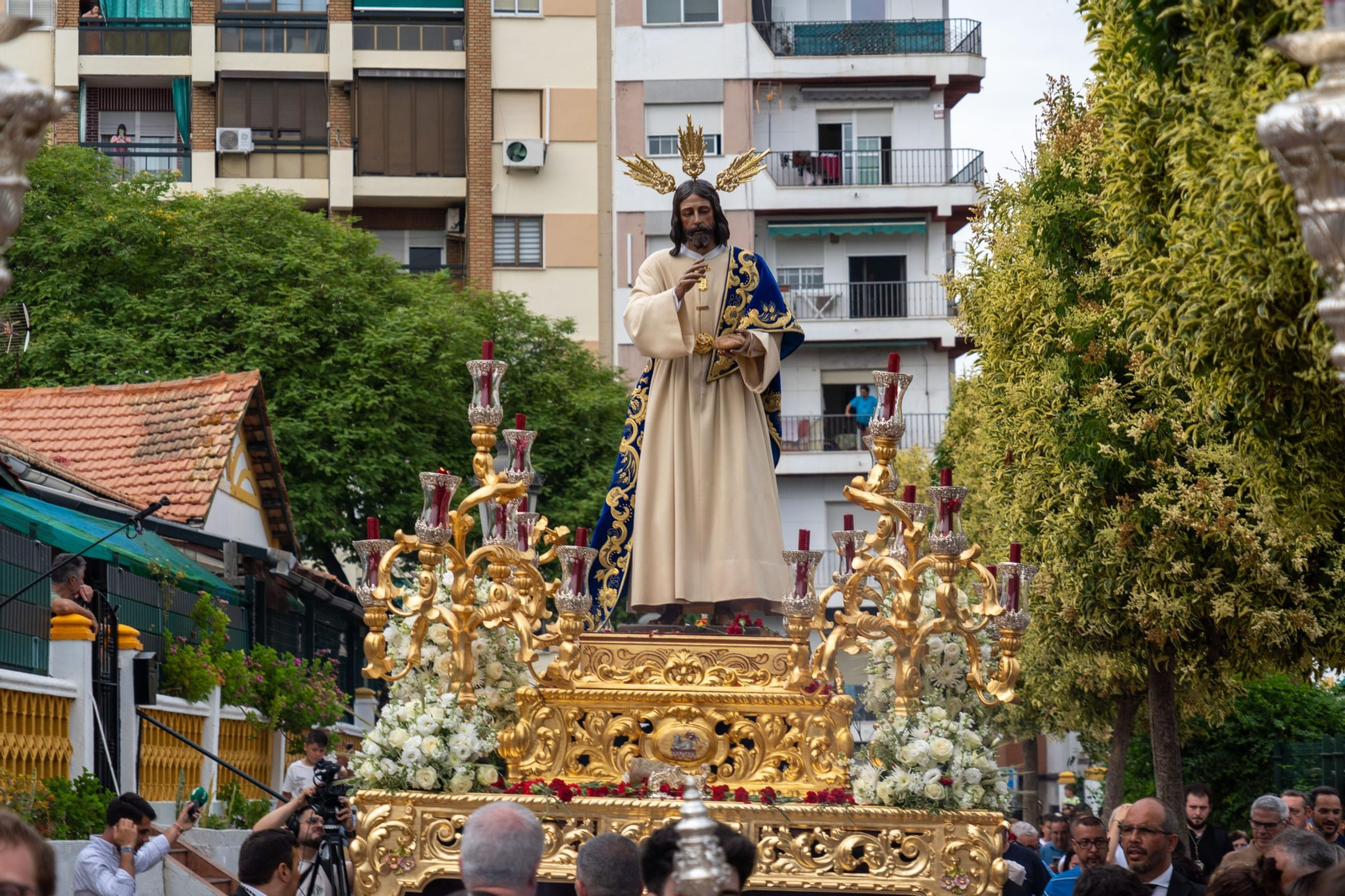 Imágenes del traslado del Cristo del Amor a la Concepción