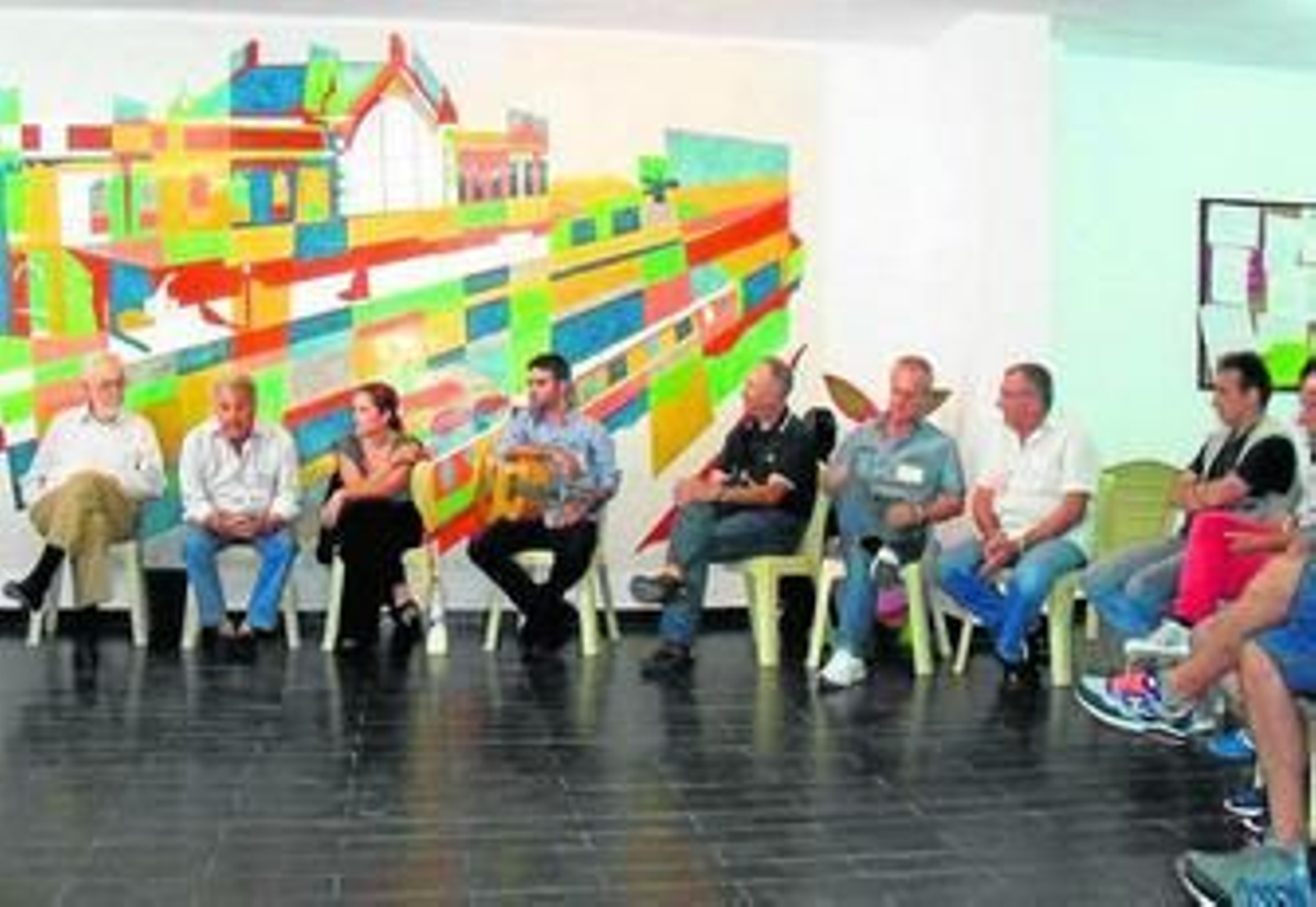 Acto flamenco en la prisión con Judit Alférez, David Rodríguez, Marco Rubio y Antonio Zapata Roldán.