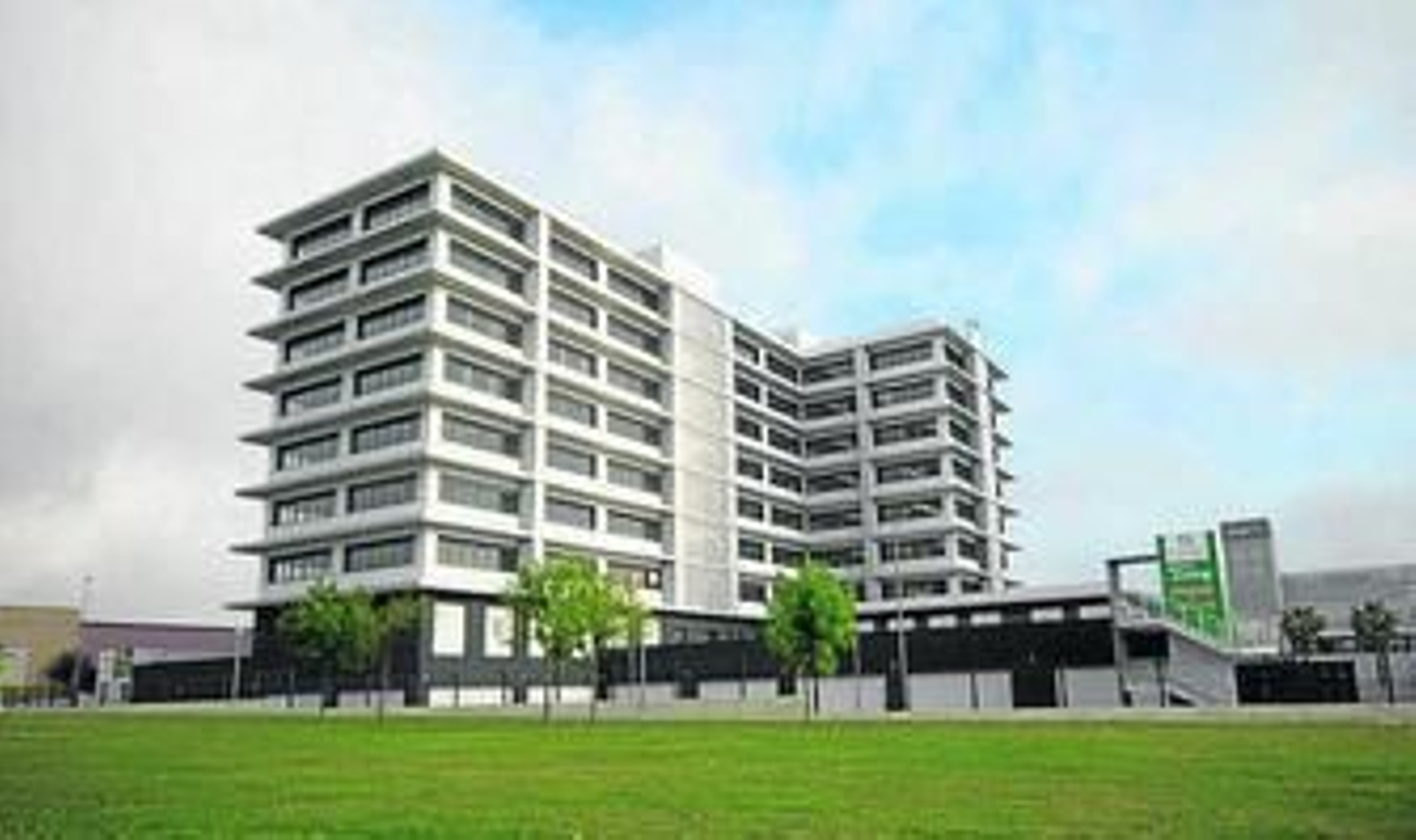 Imagen del edificio Jerez Centro de Negocios, en el Parque Empresarial.