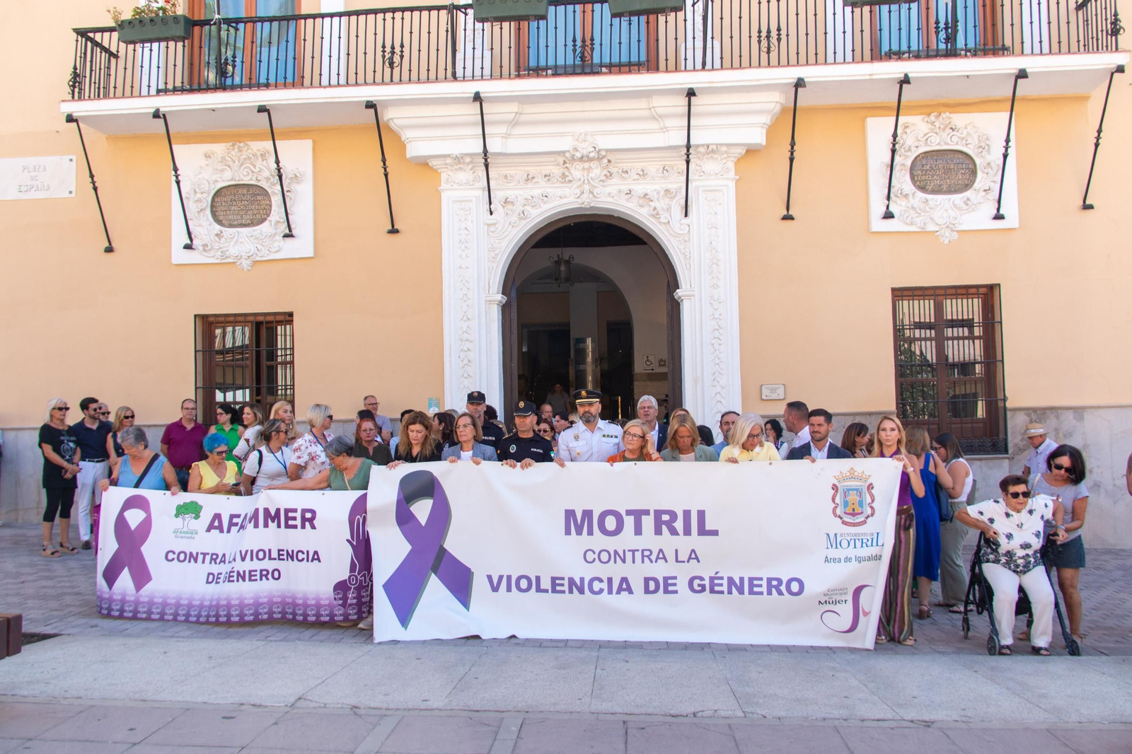 Minuto de silencio en Motril