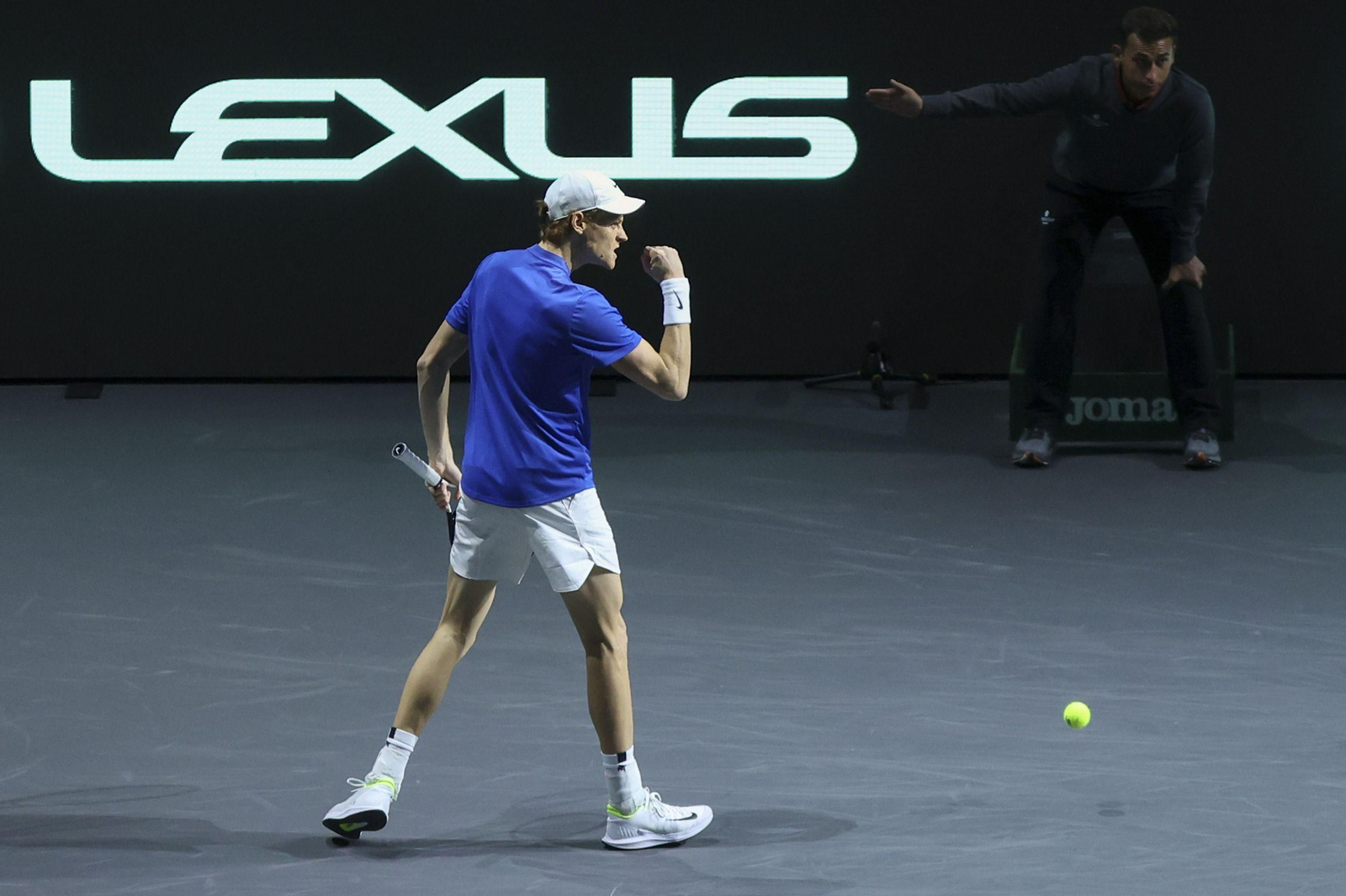 Copa Davis en Málaga: Sinner - Djokovic, en fotos