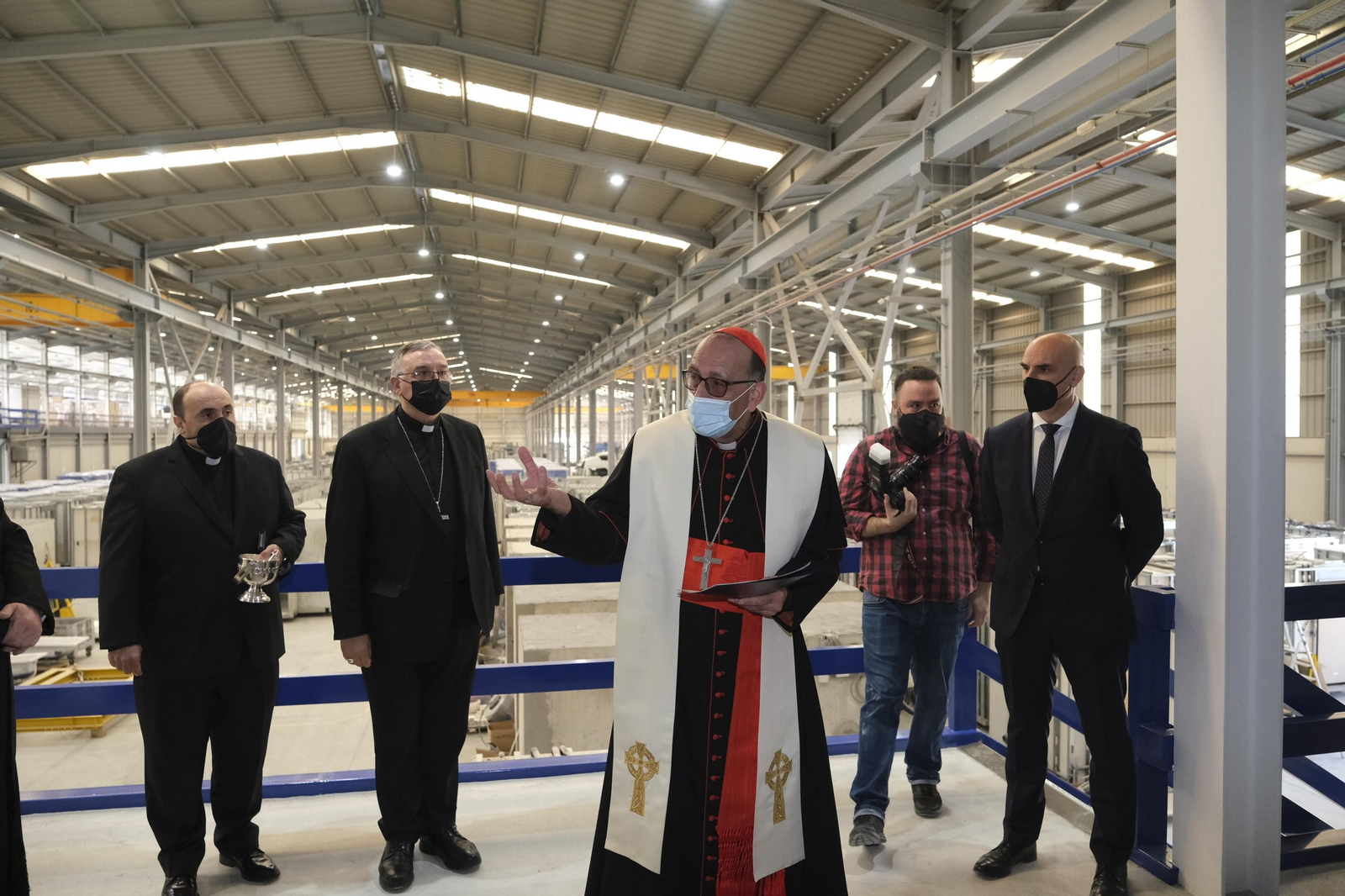Bendición de las instalaciones de Hydrodiseño, en Huércal Overa (Almería)