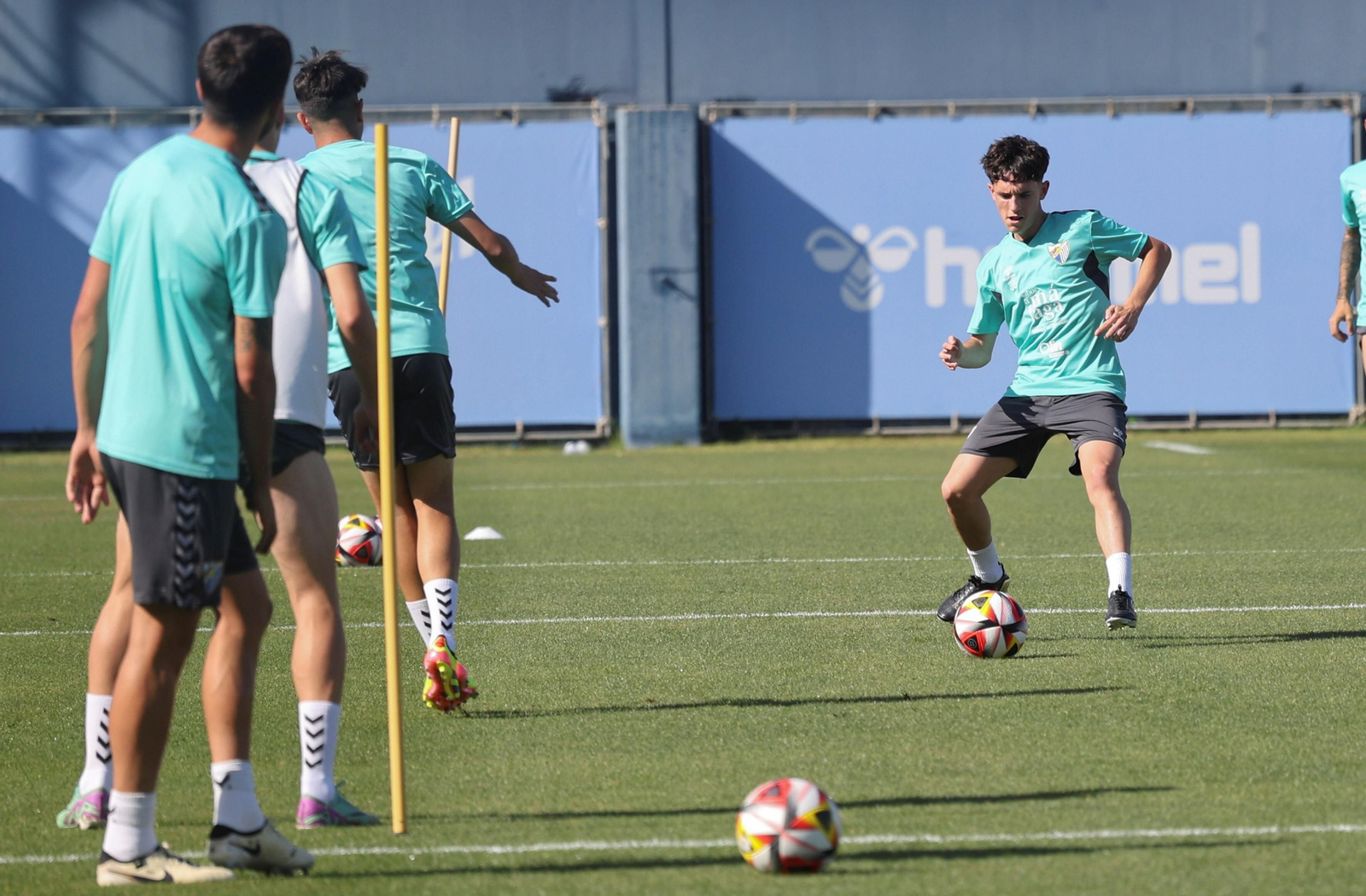 Pellicer aprieta en la vuelta del Málaga CF al trabajo