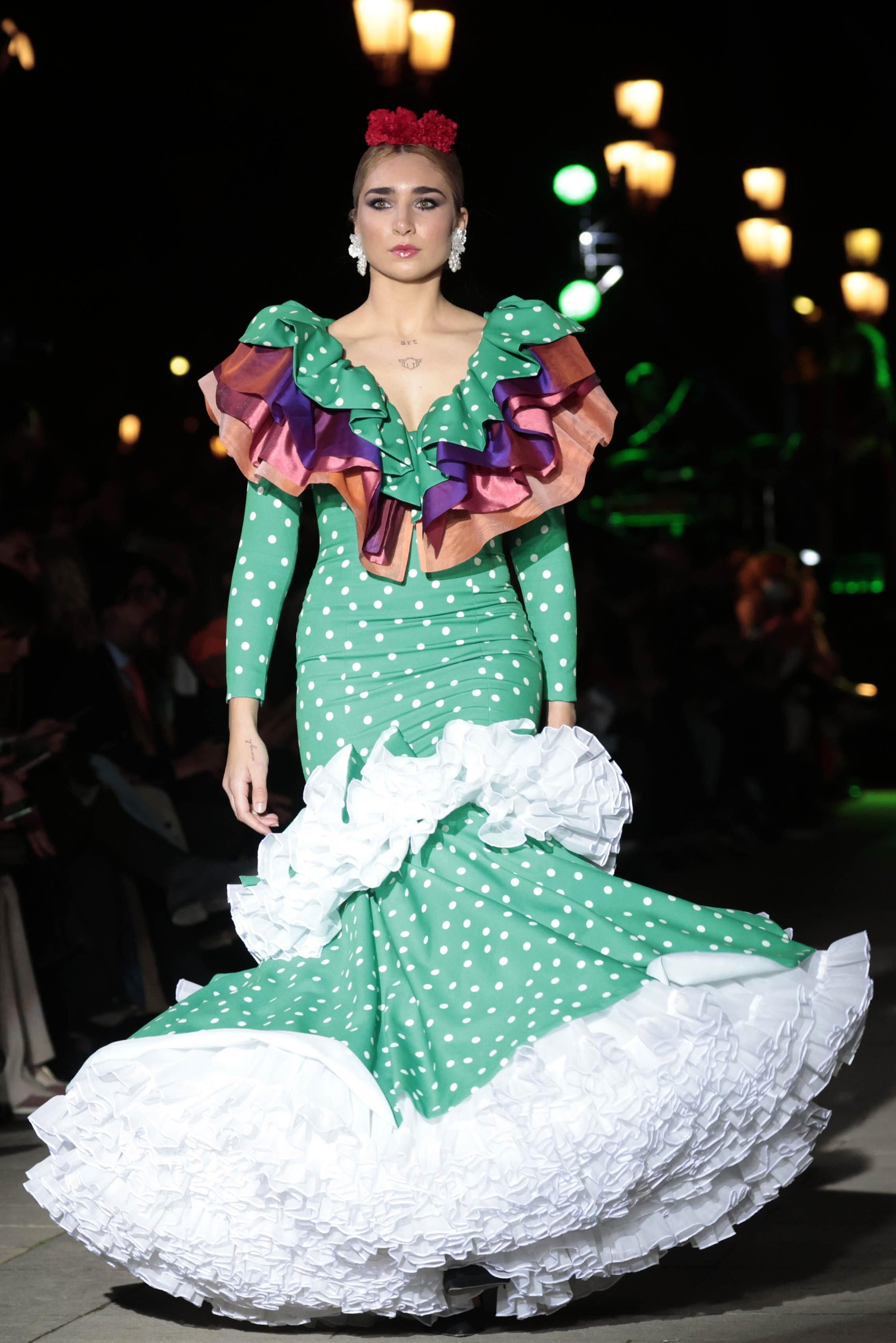El desfile Andalucía es flamenca en el Palacio de San Telmo, todas las fotos