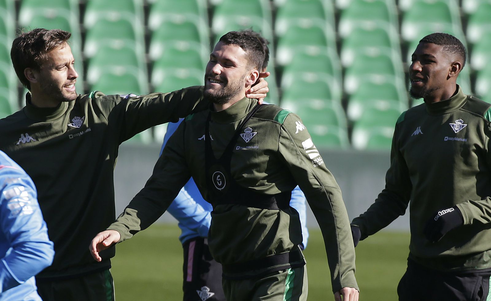 Pedraza, en un entrenamiento.