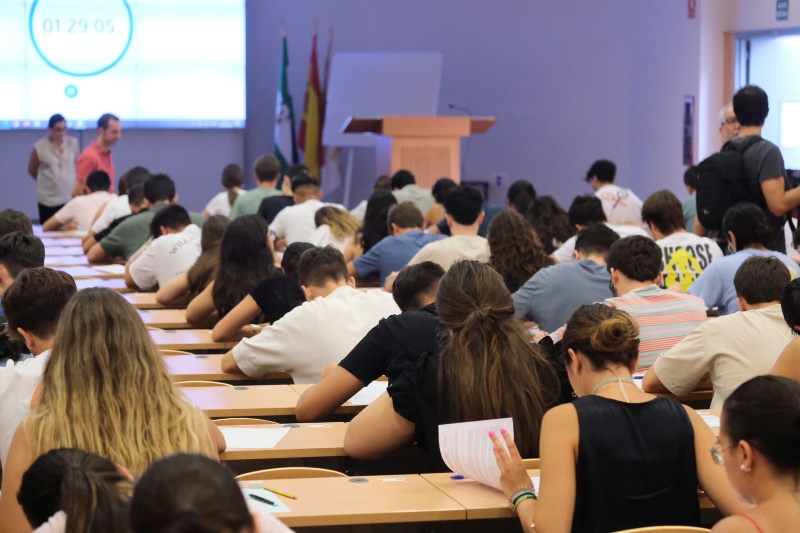 El primer día de la Selectividad extraordinaria de julio en Córdoba, en imágenes