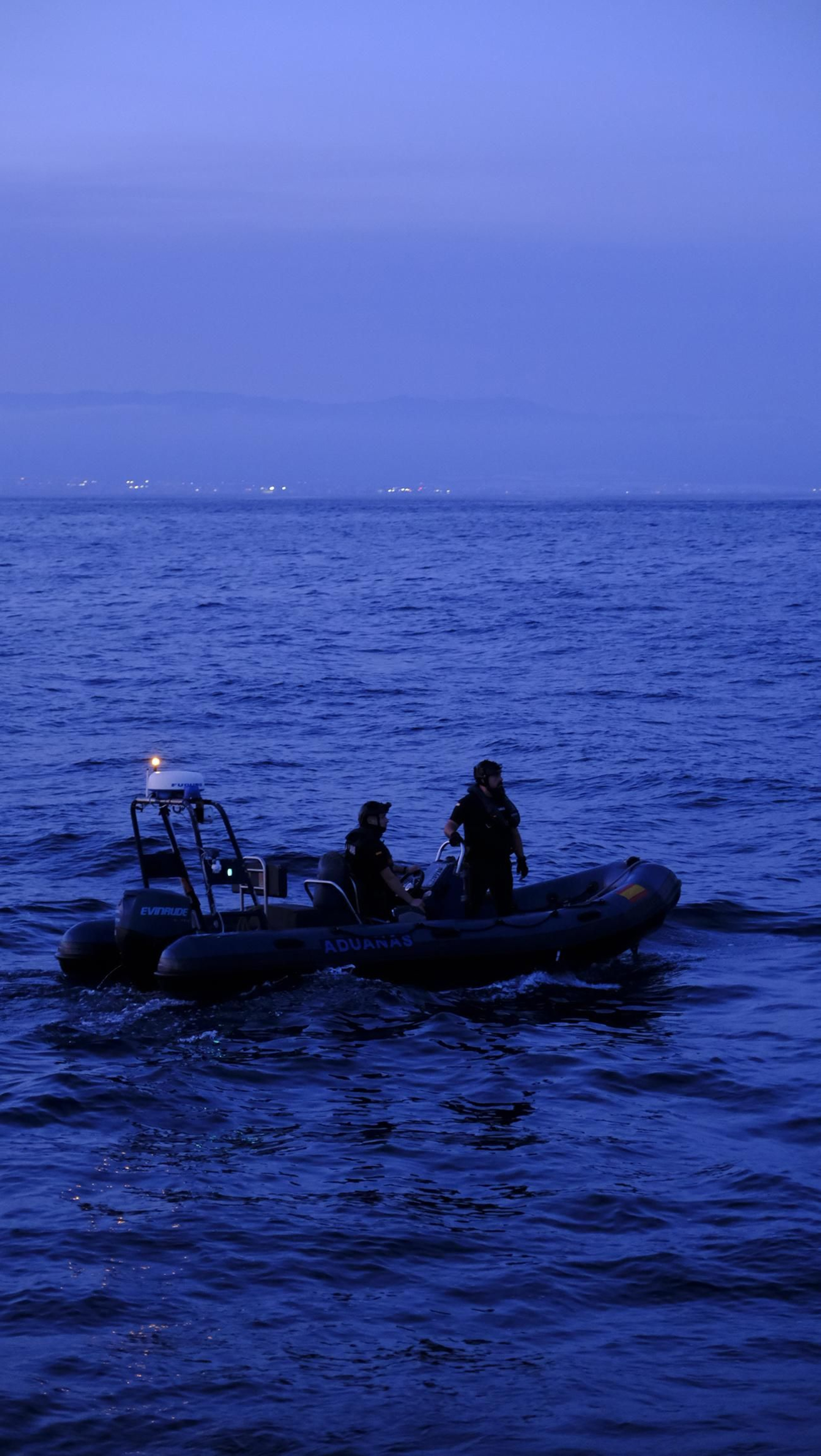 Imágenes de la vigilancia de la Agencia Tributaria en el mar
