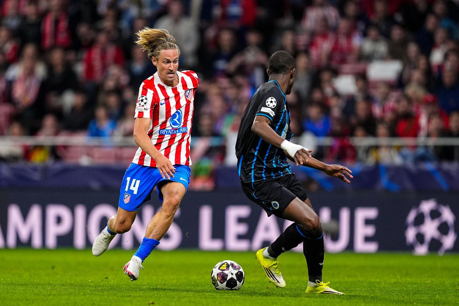 Las fotos del Atlético de Madrid-Brujas