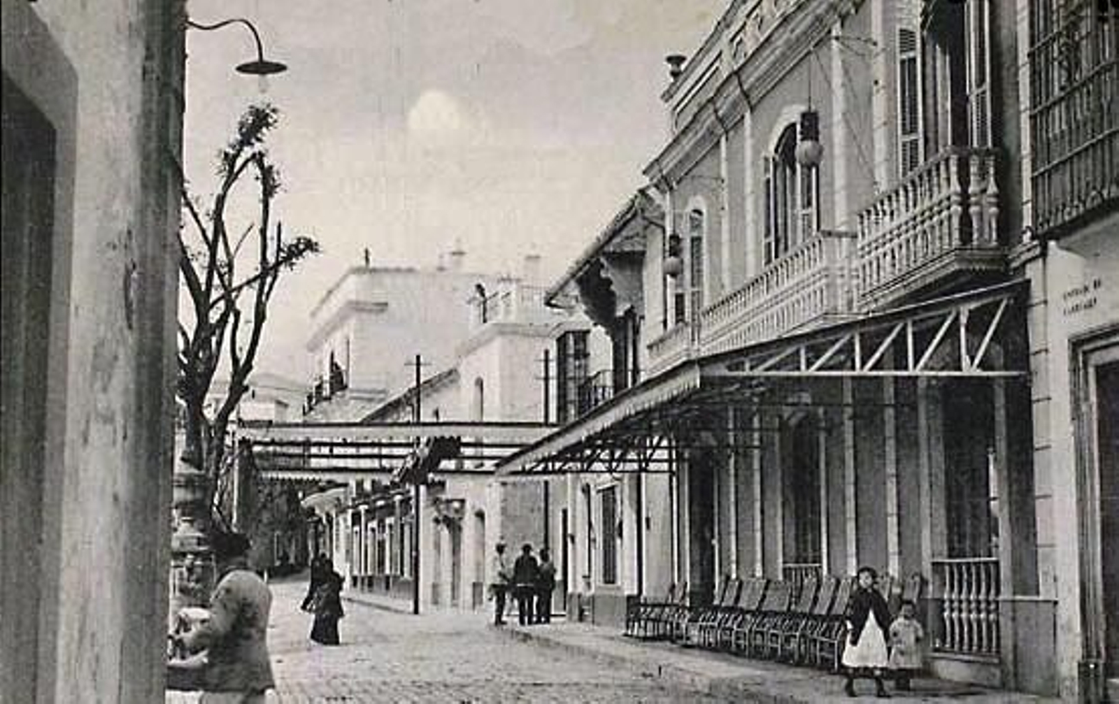 El Casino de Algeciras, a principios del Siglo XX.