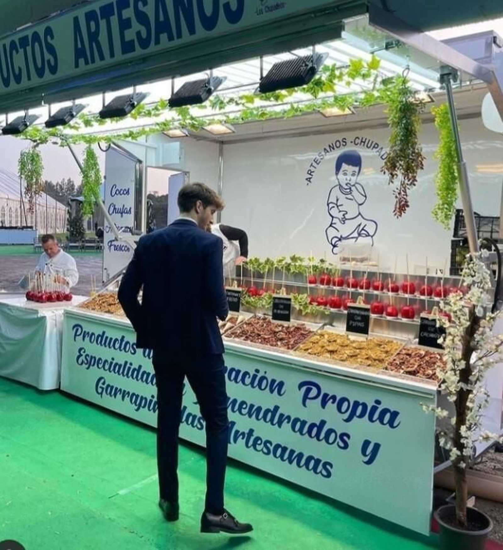 Uno de los puestos de la fiesta