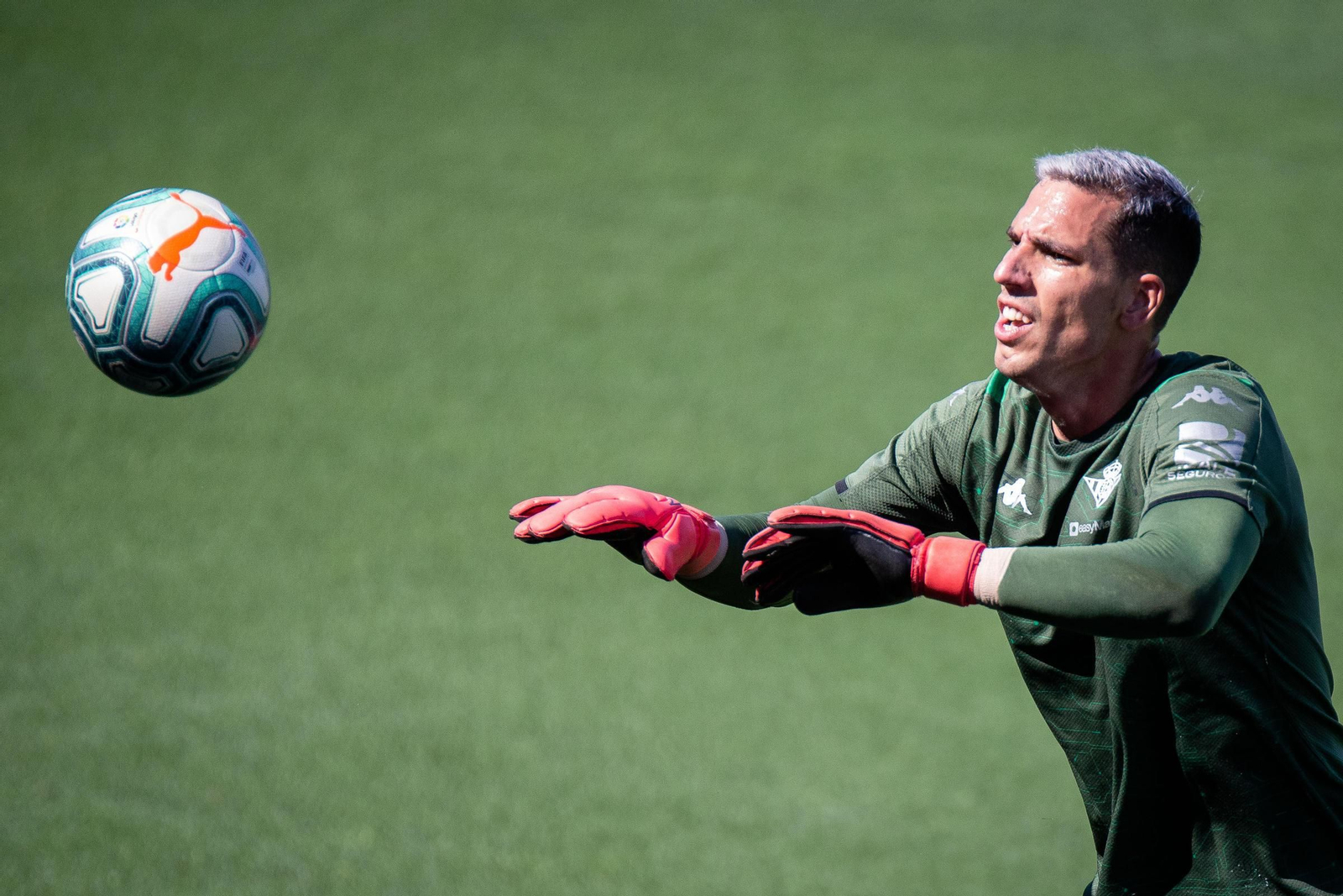 Joel, en un entrenamiento reciente en la ciudad deporitva.