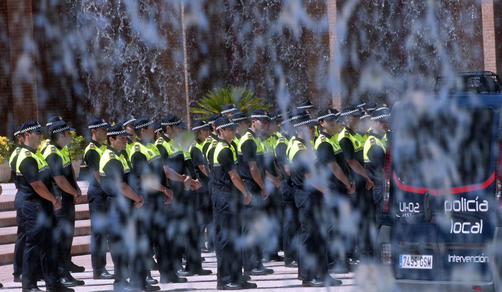 Acto de incorporación de policias locales.