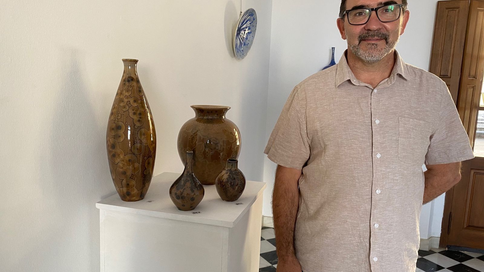 El artista Alfonso Rot.