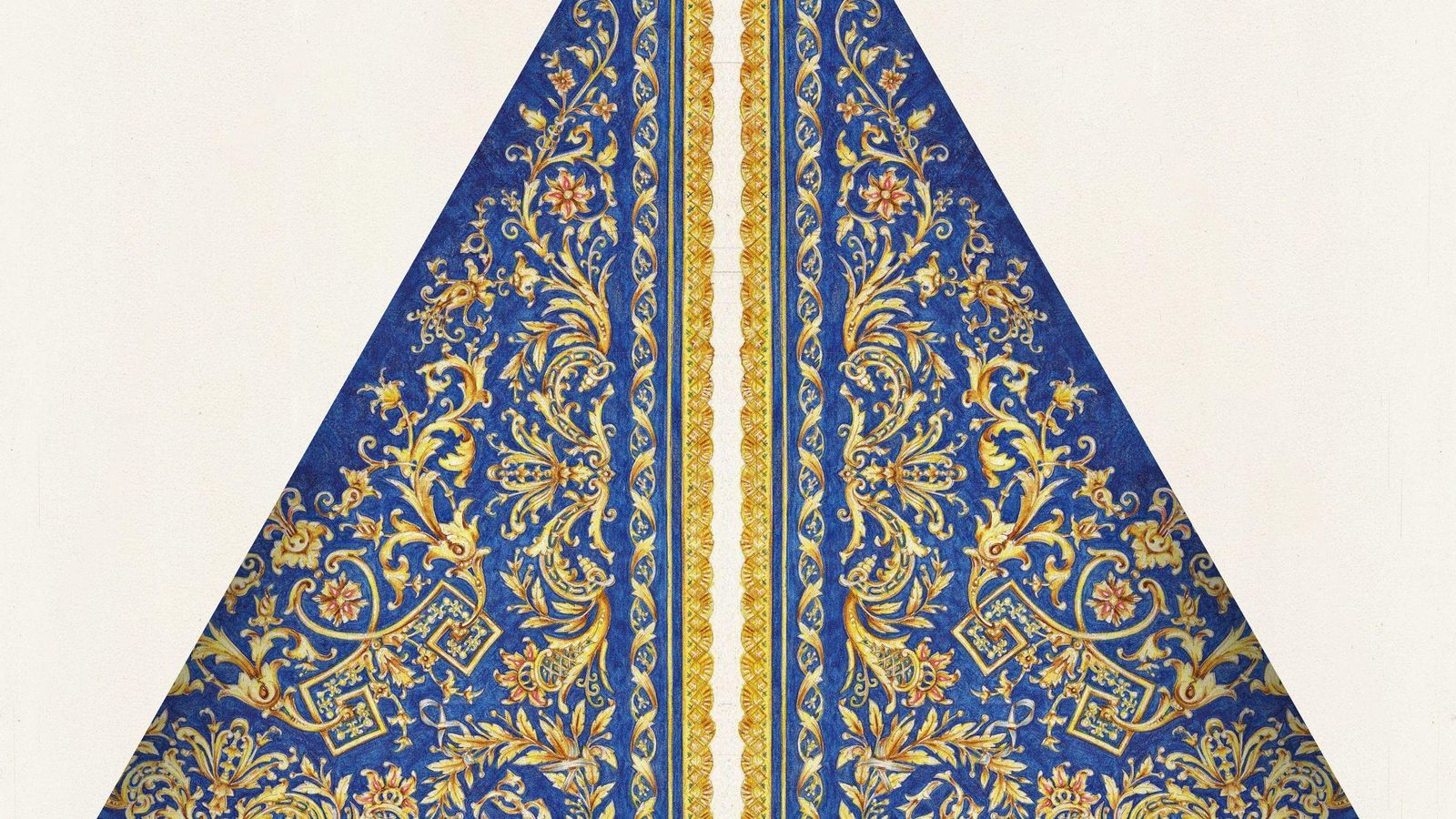 Detalle de las vistas del nuevo manto, diseñado por Sergio Cornejo