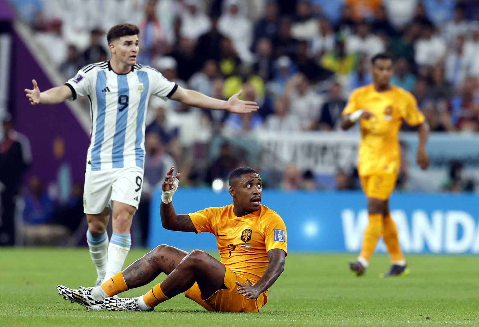 Las imágenes del Países Bajos - Argentina en los cuartos de final del Mundial de Qatar