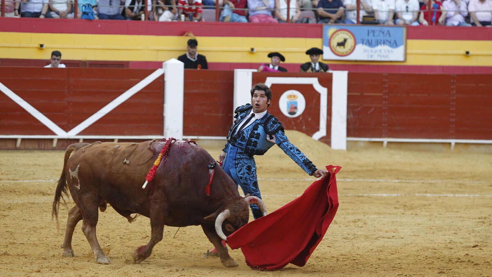 Cayetano en la Plaza de Toros de Roquetas.