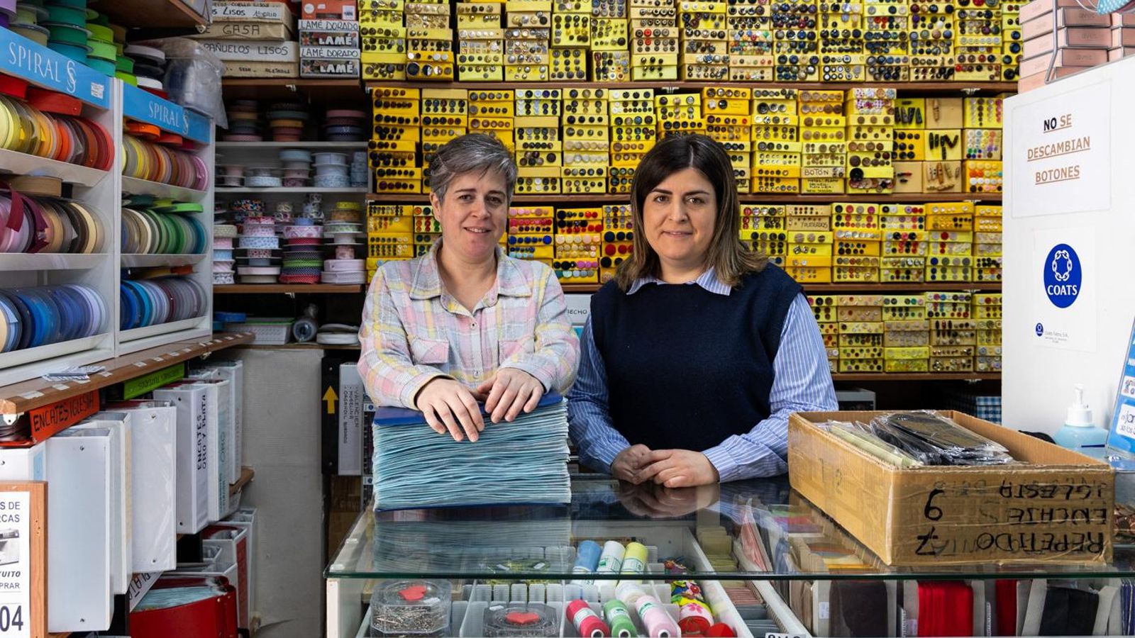 Inmaculada y Blanca Villajos.