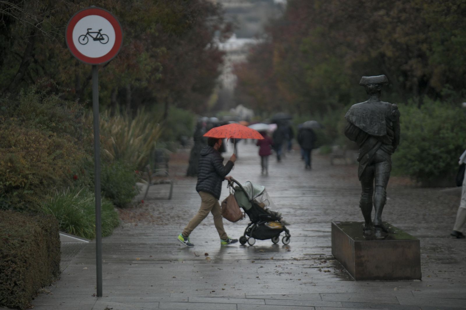 Fotos: día de lluvia en Granada