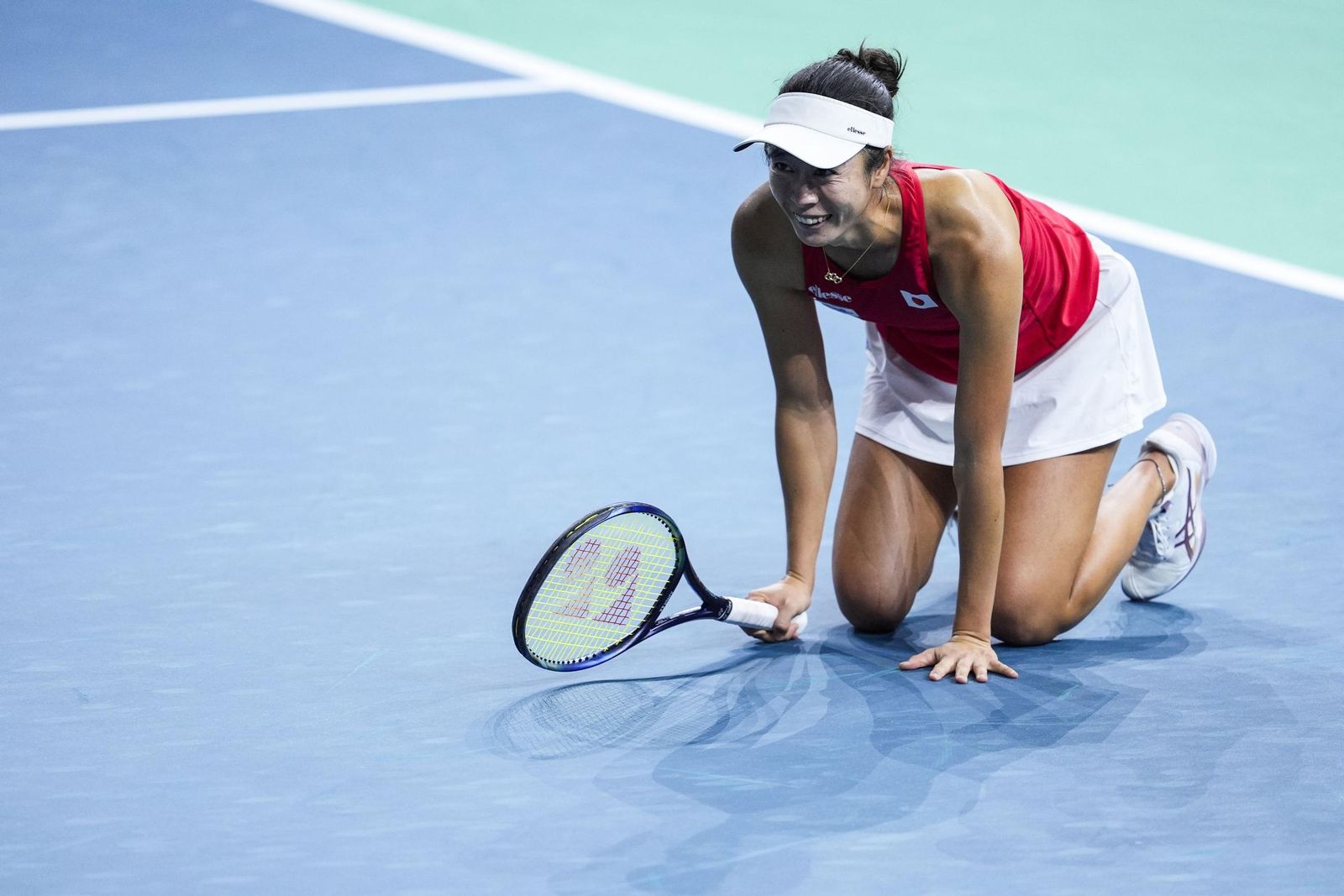 El Italia-Japón de la Billie Jean King en Málaga, en fotos