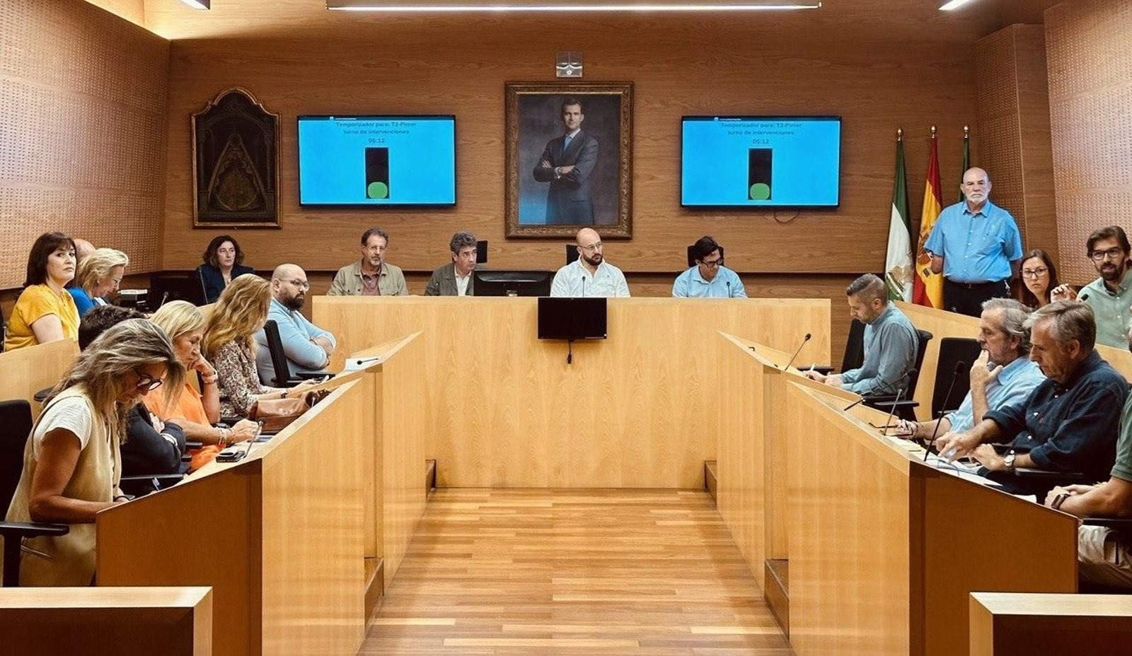 Una imagen del pleno celebrado este viernes. Una imagen del pleno celebrado este viernes.