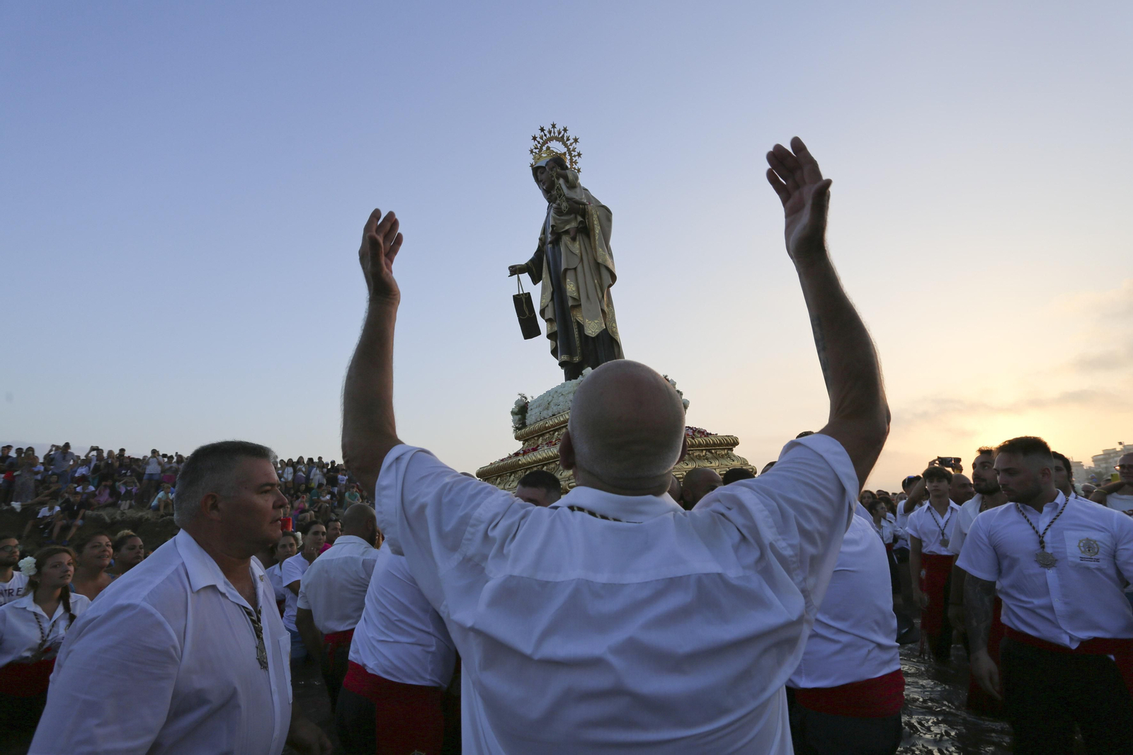 Las fotos de las procesiones de la Virgen del Carmen en Málaga