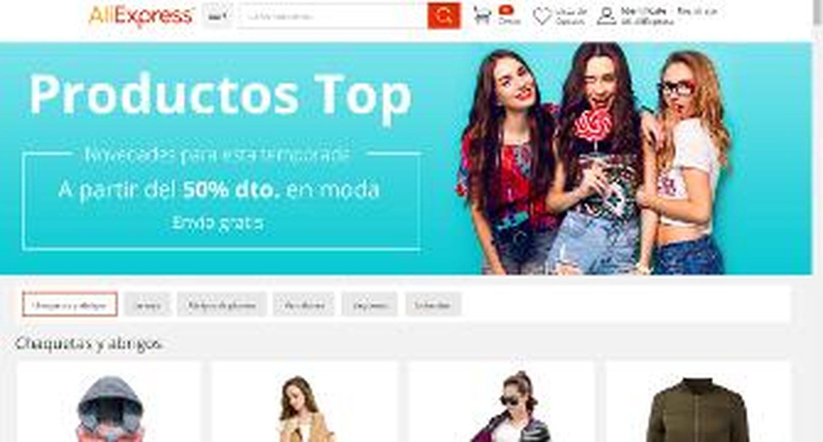 Denuncian a la plataforma de venta AliExpress por incumplir la normativa española