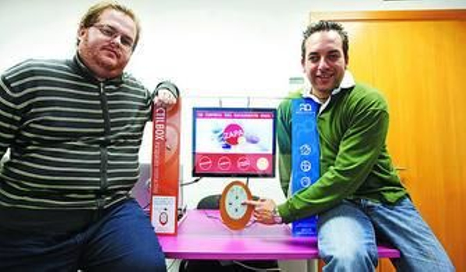 Maqueta de la  instalación del escaparate interactivo TactilBox.