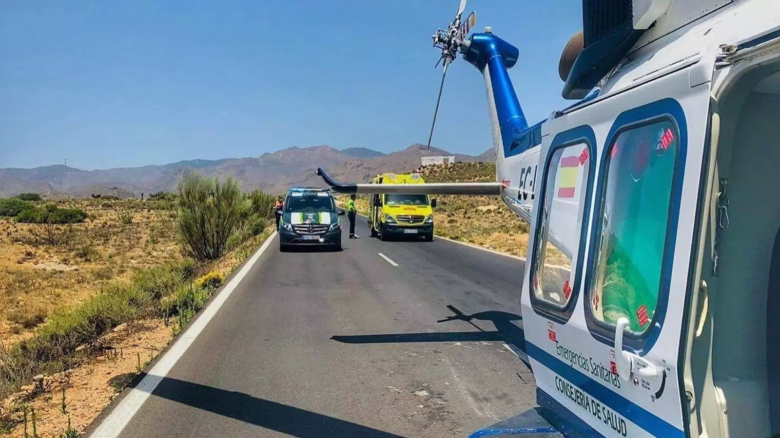 Imagen del accidente.