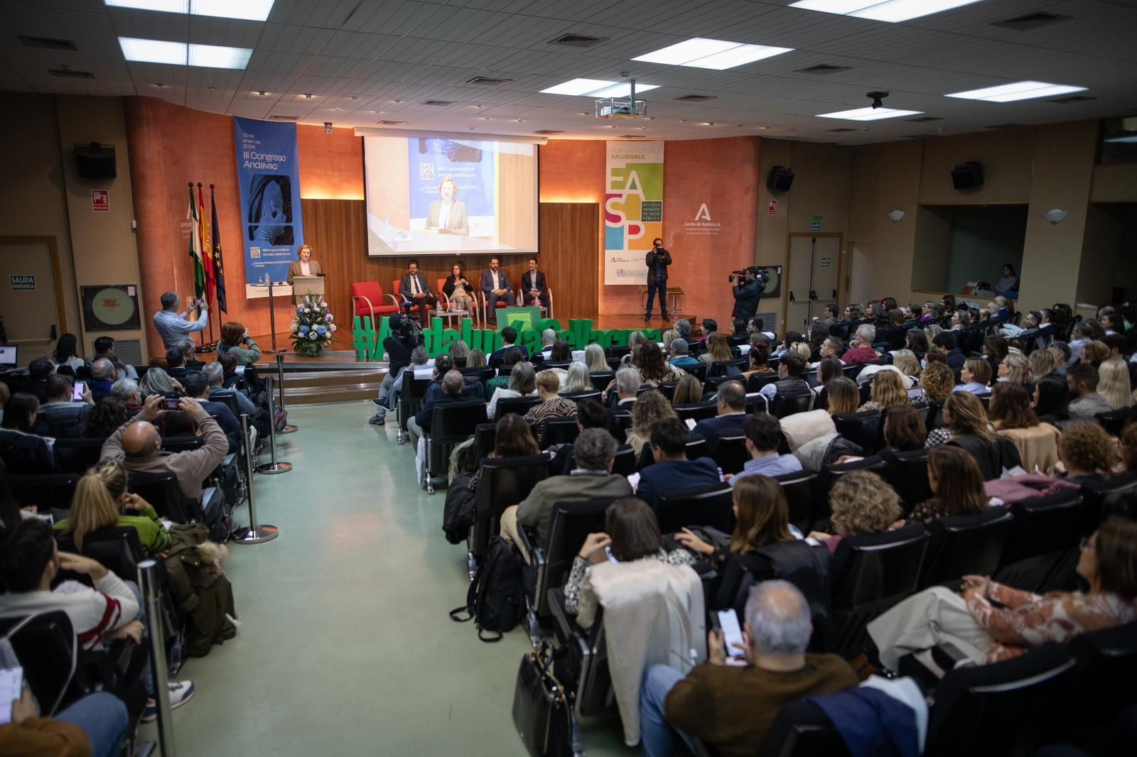 Imagen del congreso Andalucía Se Vacuna 2024 celebrado en Granada