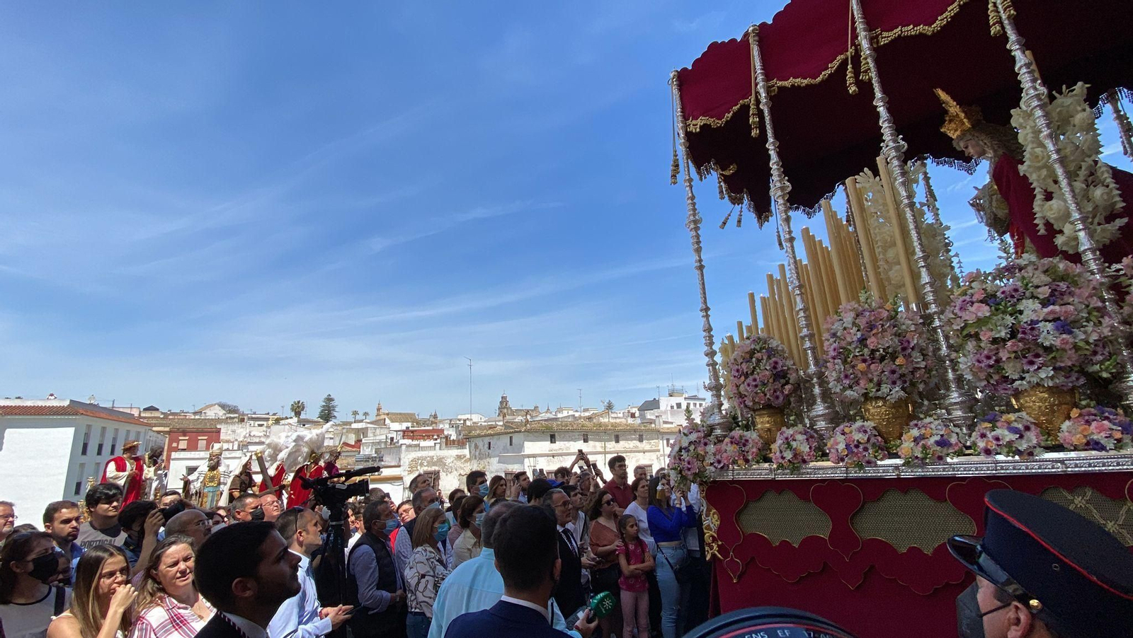 Las imágenes de regreso de las hermandades de la Sed, Candelaria, Paz y Clemencia a sus templos