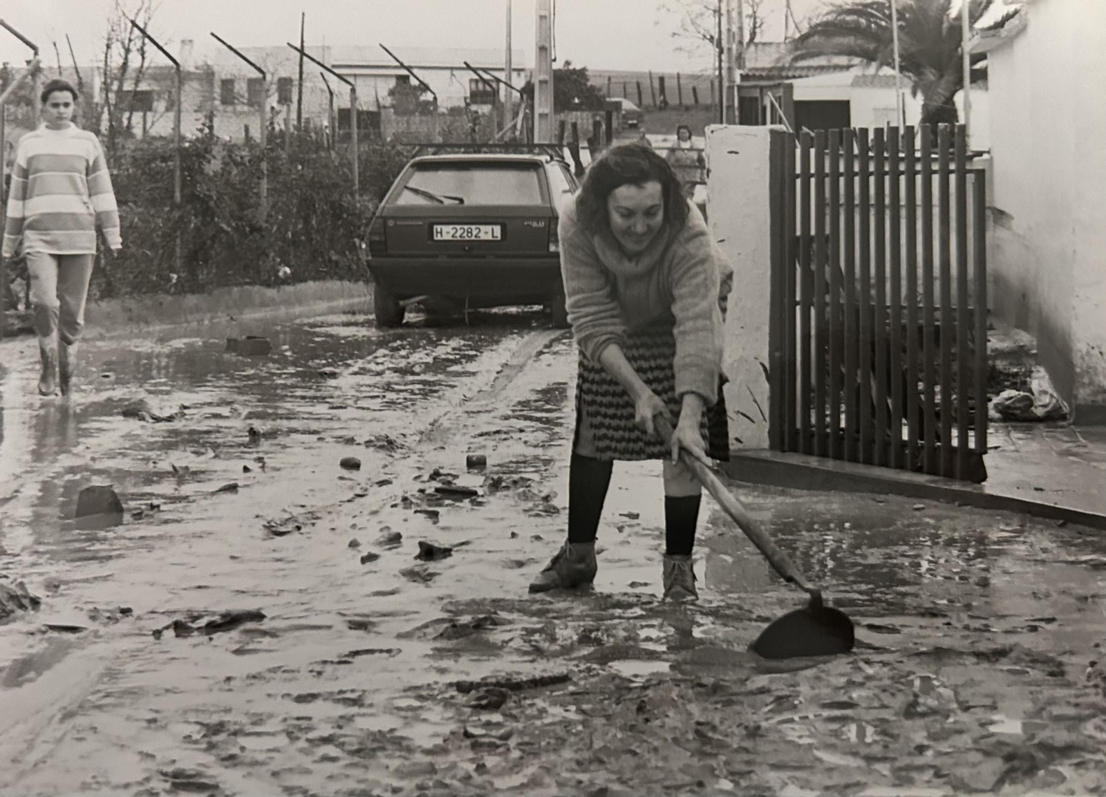 Efectos del temporal e inundaciones de enero de 1996 en Huelva.