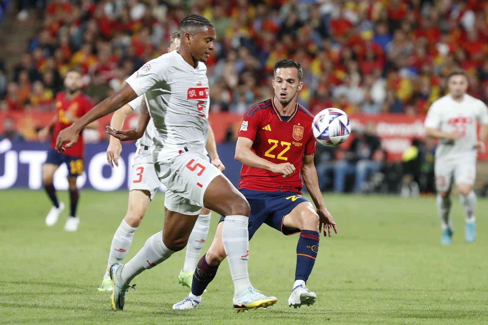 Las imágenes del España-Suiza