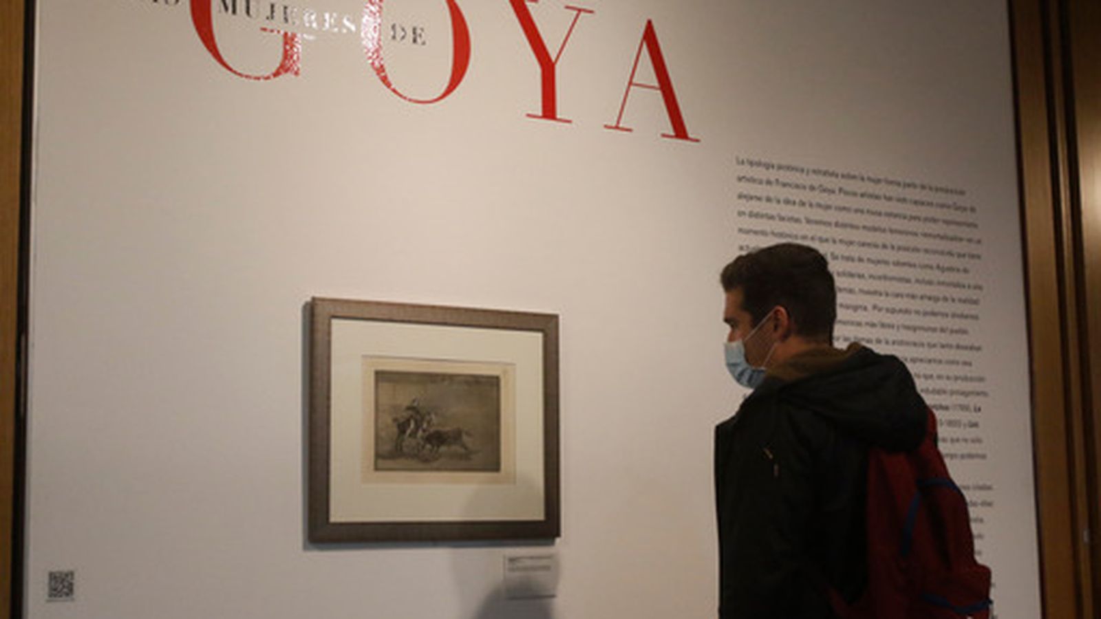 Inicio de la exposición con "La Tauromaquia".