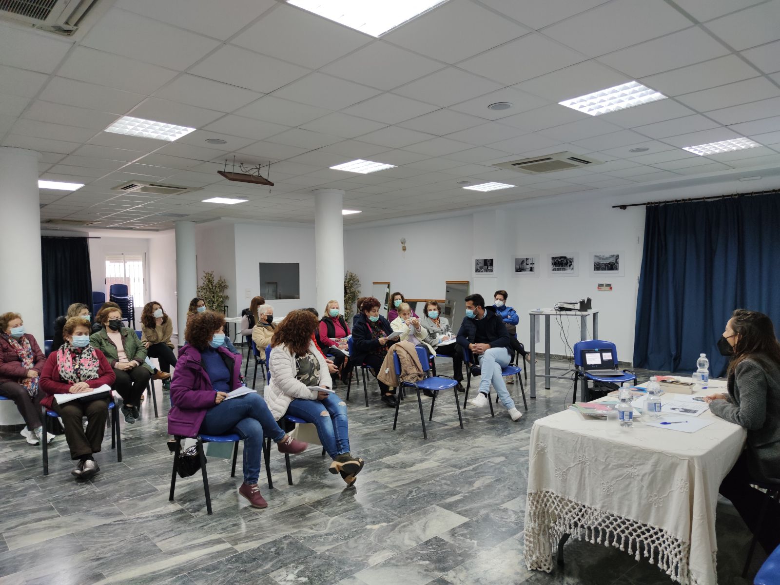 Uno de los talleres de Viblioletas.