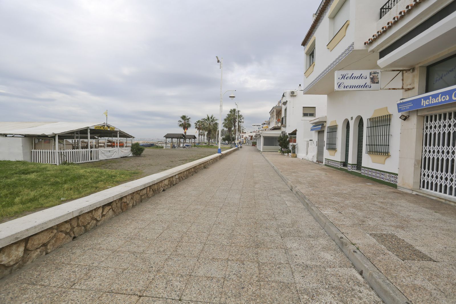 Coronavirus en Málaga: El desierto de Pedregalejo, en fotos